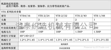 高速編織機   YTS 4/16